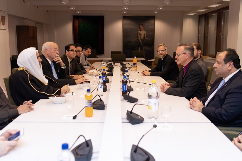 عزت مآب شیخ ڈاکٹر محمد العیسی کی ہلسنکی میں (کیتھولک، آرتھوڈکس اور لوتھرن)مذہبی رہنماؤں سے ملاقات۔ملاقاتوں میں مشترکہ اہداف کے دائرۂ کار میں تعاون بڑھانے پر تبادلۂ خیال کیا گیا