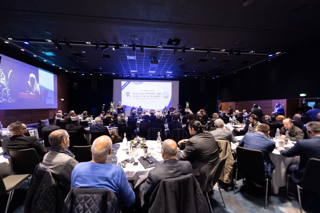 عزت مآب شیخ ڈاکٹر محمد العیسی ، كوپنہیگن سمپوزیم سے خطاب کرتے ہوئے: