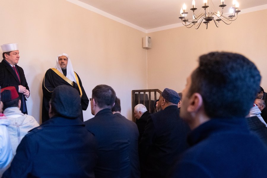 This afternoon HE Dr. Mohammad Alissa and the Grand Mufti of Poland addressed worshippers and Jewish delegates from AJCGlobal during a visit to Tatarska St. Mosque in Warsaw