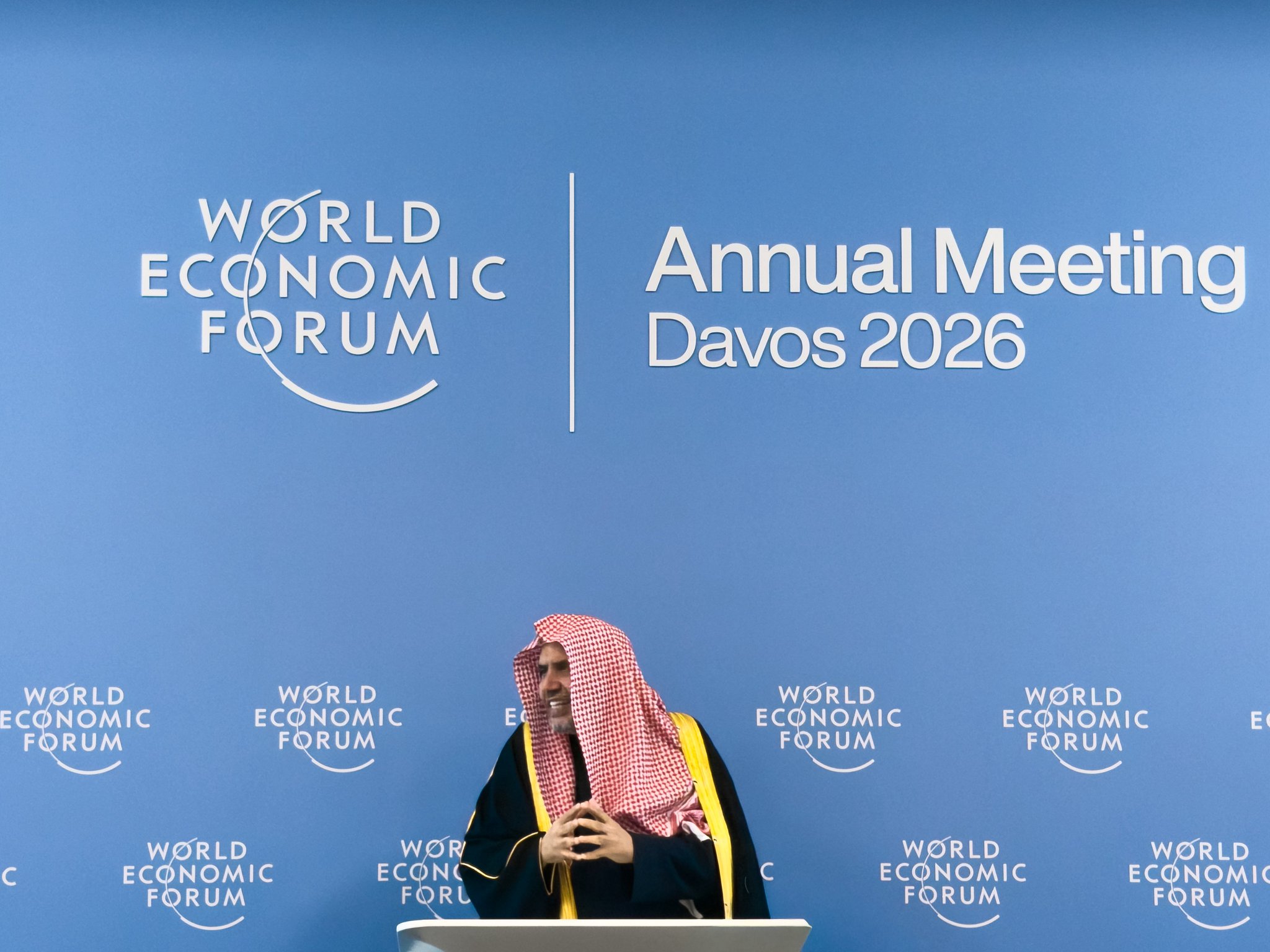 Forum Davos 2026 memilih Yang Mulia Sekretaris Jenderal LMD, Ketua Organisasi Ulama Muslim, Syekh Dr. Mohammed Alissa , untuk menyampaikan pidato penutup pada sesi partisipasi keagamaan dan pemikiran