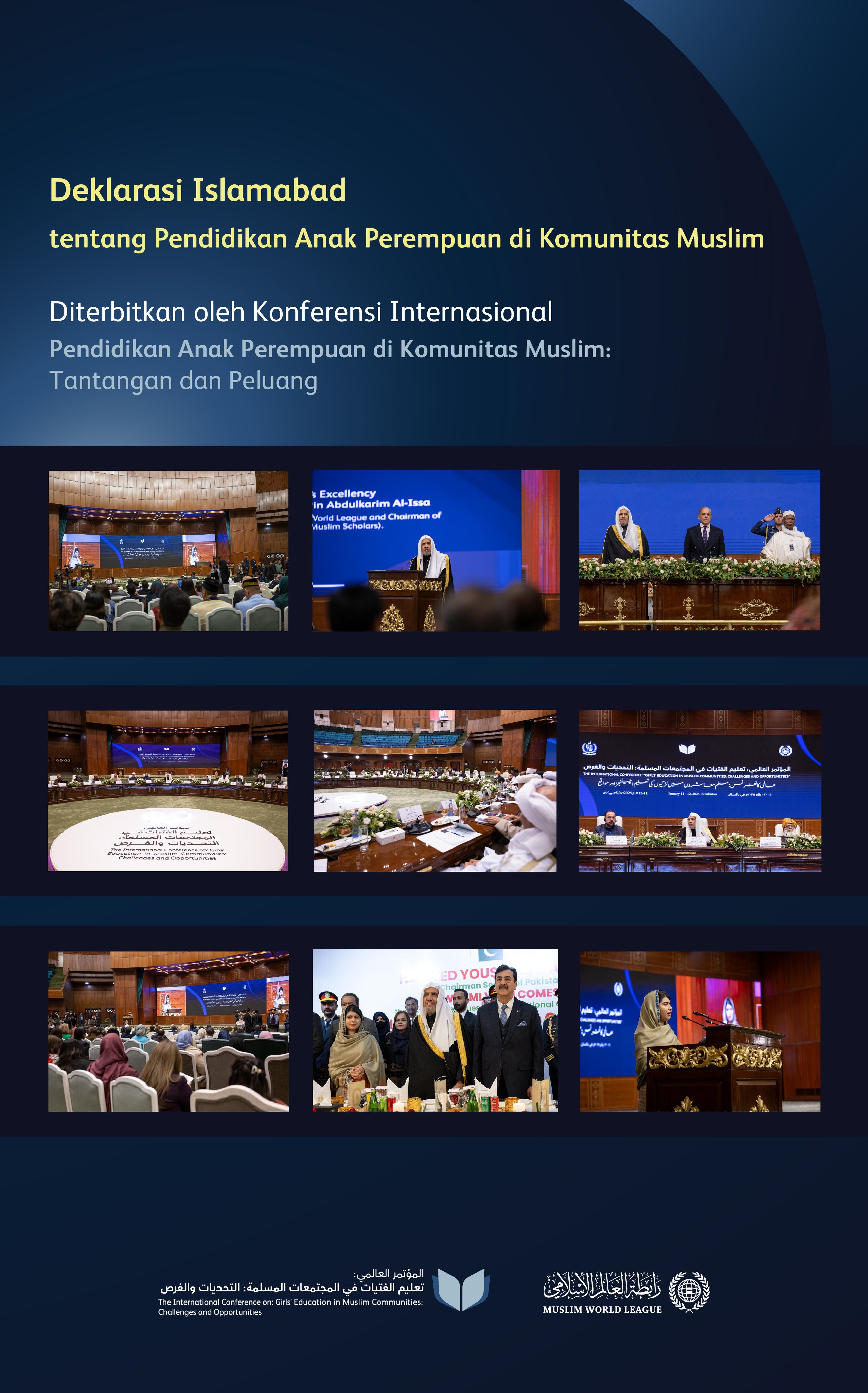 "Deklarasi Islamabad" telah diluncurkan, sebagai bagian dari inisiatif Yang Mulia Sekretaris Jenderal LMD: Inisiatif Pendidikan Anak Perempuan di komunitas Muslim