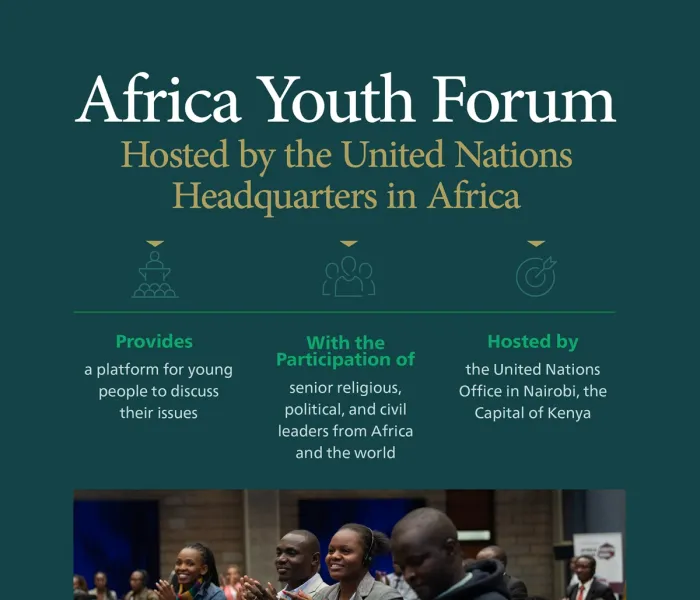 At the United Nations Office in Nairobi, which serves as a key platform for the youth of Africa to engage in discourse on their challenges, the Africa Youth Forum was honored to host His Excellency Sheikh Dr. Mohammed Alissa