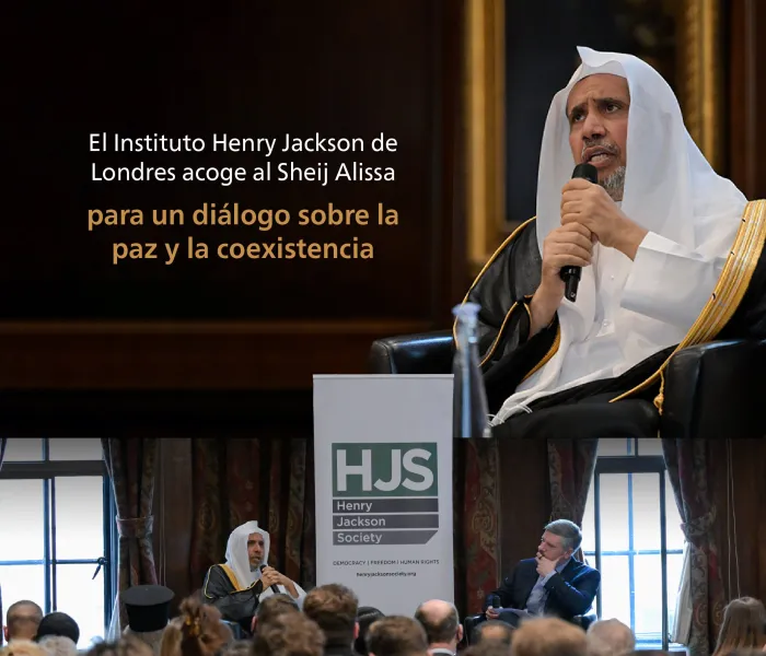 El Instituto Henry Jackson Society de Londres acogió en su sede, en la capital británica, al Secretario General y Presidente de la Comisión de Ulemas, el Sheij Mohammed Al-Issa, para un diálogo en profundidad