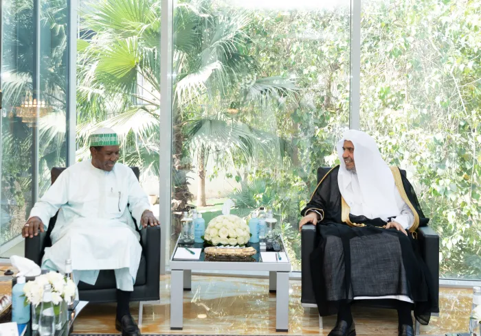 H.E. Sheikh Dr. Muhammad Al-Issa met with Nigeria's Ambassador to the Kingdom of Saudi Arabia