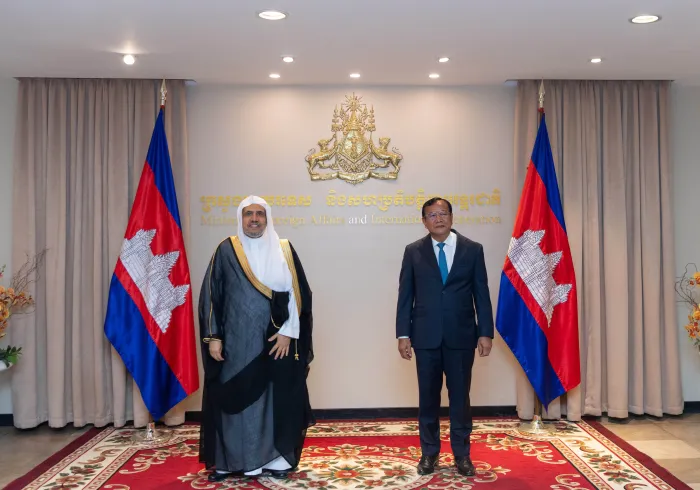 ‏معالي د. محمد العيسى‬⁩ يلتقي معالي نائب رئيس الوزراء وزير الخارجية والتعاون الدولي الكمبودي السيد براك سخون