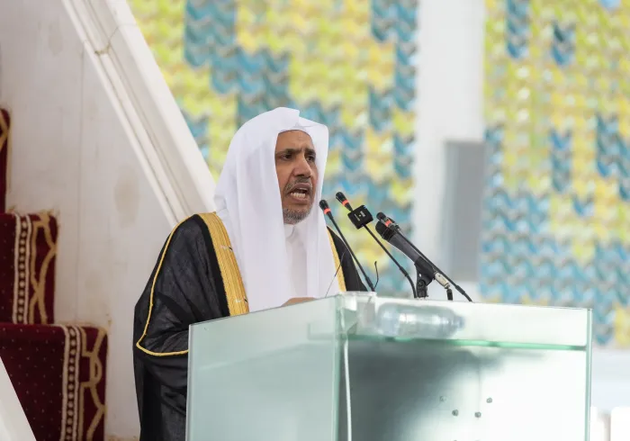 معالي الأمين العام رئيس هيئة علماء المسلمين الشيخ د. محمد العيسى خطيباً للجمعة هذا اليوم على منبره من إسلام أباد