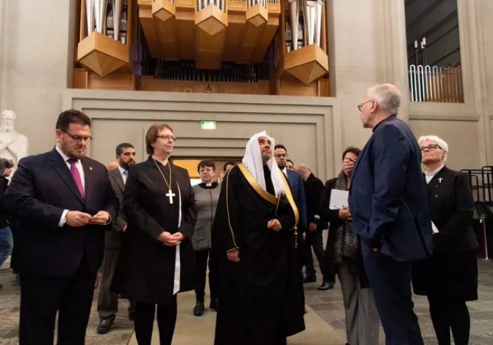  HE Dr. Mohammad Alissa met with the leadership of the Church of Iceland at Hallgríms kirkja