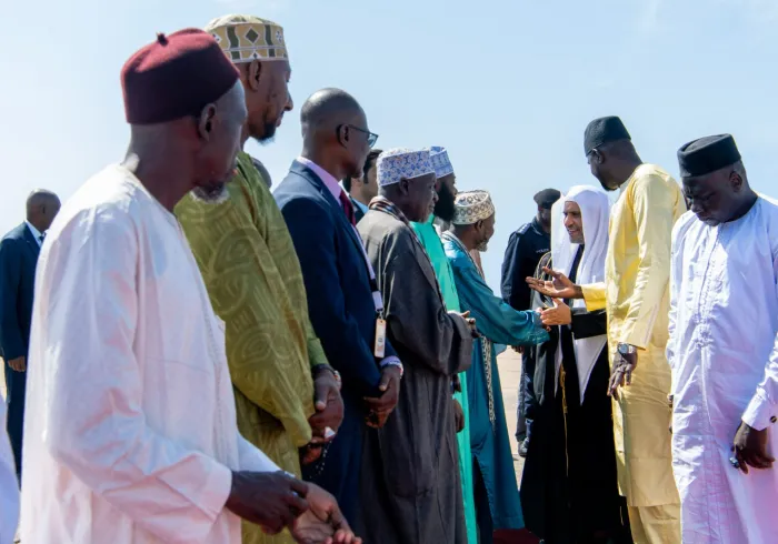 His Excellency arrives in Gambia