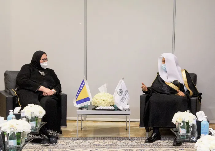 د.العيسى يستقبل نائبة رئيس الوزراء وزيرة الخارجية البوسنية