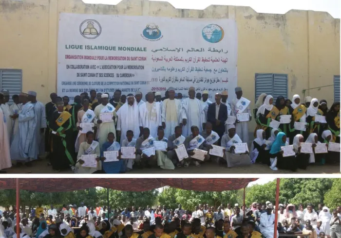The MWL sponsors a Skilled Holy Qur’an competition in the Republic of Cameroon, and honors 40 Quran hafiz and more than 140 participants