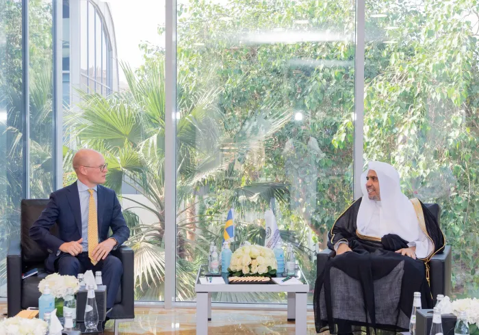 Mohammad Alissa a rencontré M. Éric Salmorine van Chantz, chargé d’affaires de l’Ambassade de Suède auprès du Royaume d’Arabie Saoudite pour traiter d’un certain de sujets d’intérêt commun