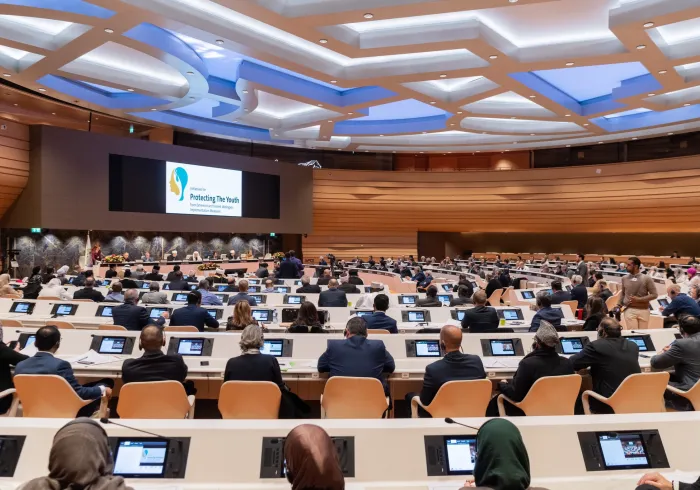 Distinguished MC pauladiasleite closed our 2nd and final day UNGeneva by reading the Final Conference Statement