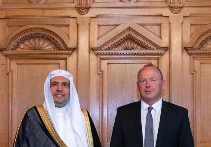 استقبل رئيس البرلمان الفيدرالي السويسري السيد أندرياس إيبي بمقر البرلمان في مدينة برن، معالي الشيخ د. محمد العيسى