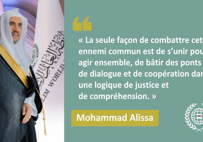 Mohammad Alissa met l'accent sur l'importance de construire des ponts de dialogue et de coopération afin de vaincre l'ennemi commun de la haine et de la division.