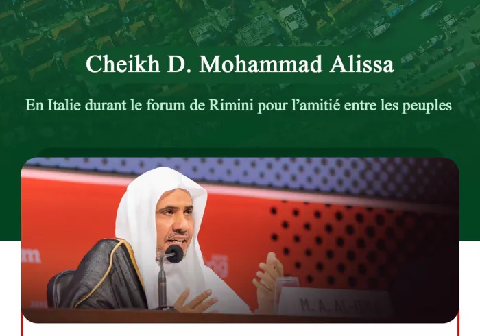 D.Mohammad Alissa est la première personnalité islamique qui participe à un dialogue ouvert lors des activités du plus grand forum européen avec une participation hebdomadaire d’un million de visiteurs.