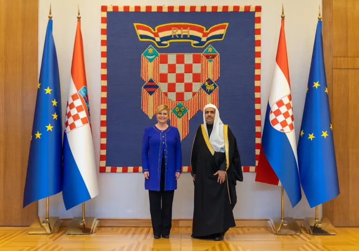 HE Dr. Mohammad Alissa met with Croatian President Ured_PRH Kolinda GKto