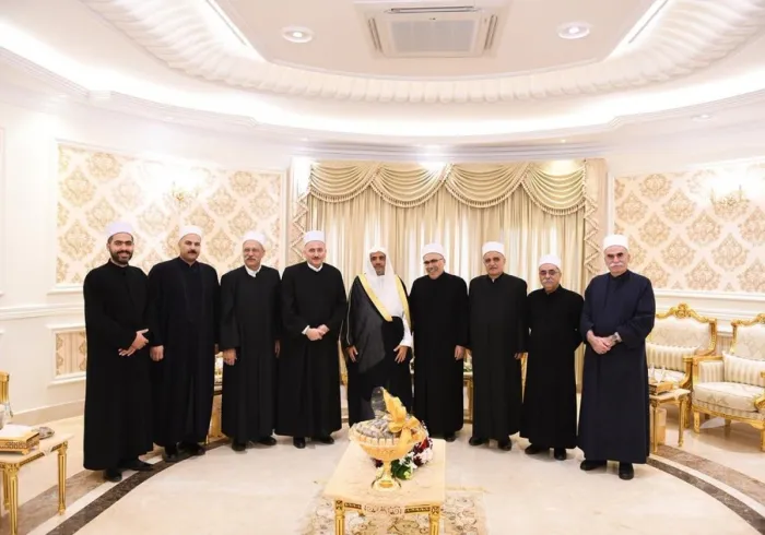 عزت مآب شیخ ڈاکٹر محمد العیسي نے آج دوپہر دروز کمیونٹی لبنان کے سربراہی وفد کا استقبال کیا