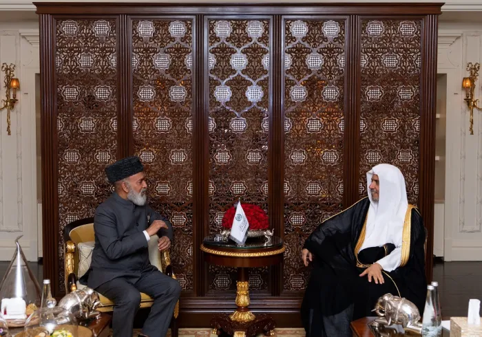 سیکرٹری جنرل اور چیئرمین مسلم علماء کونسل شیخ ڈاکٹر محمد العیسی نےدار الحکومت نئی دہلی میں جامعہ اسلامیہ مالابار،کیرالہ،ہند کے مدیر شیخ ڈاکٹر حسین ابوبکر کویا مدوور سے ملاقات کی