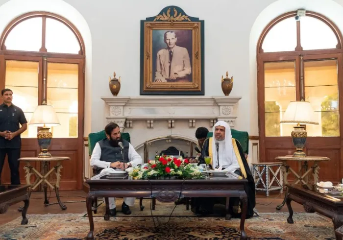 HE Mr. Muhammad Baligh-ur-Rehman, the Governor of Punjab province, received at the Governor's House in Lahore HE Dr. Mohammad Alissa