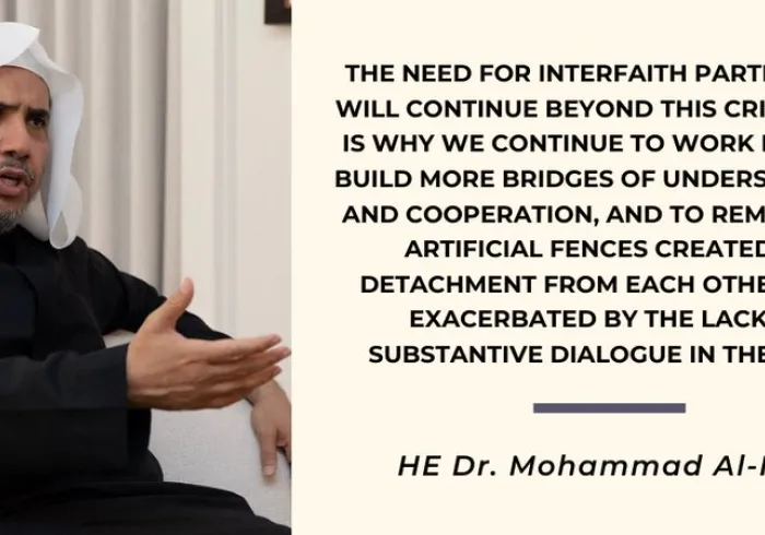 HE Dr. Mohammad Alissa explained MWL's approach to building bridges of understanding in an exclusive interview with Al Monitor
