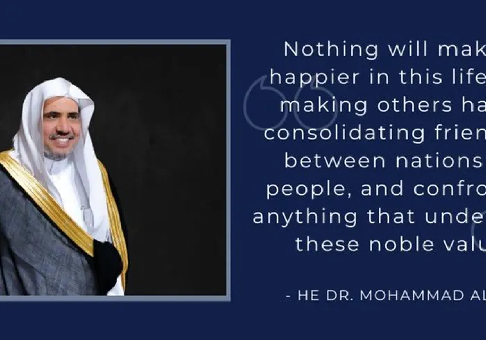 HE Dr. Mohammad Alissa speaks at the opening plenary of IF20org: Peacemaking is not the product of mere words