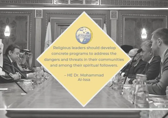 Religious leaders must develop concrete programs to address dangers & threats in their communities