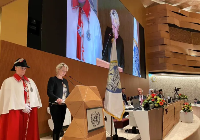 She shared successful Swiss initiatives to foster youth engagement and called for increased inclusivity across institutions and organizations