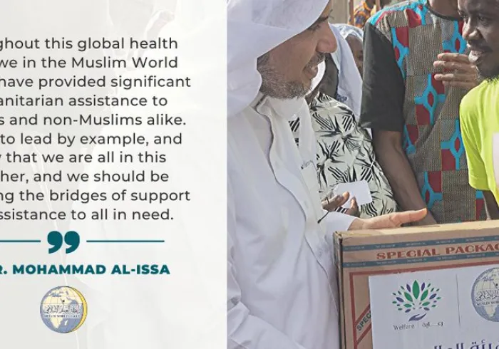 HE Dr. Mohammad Alissa We are all in his together and we should be extending the bridges of support to all in need