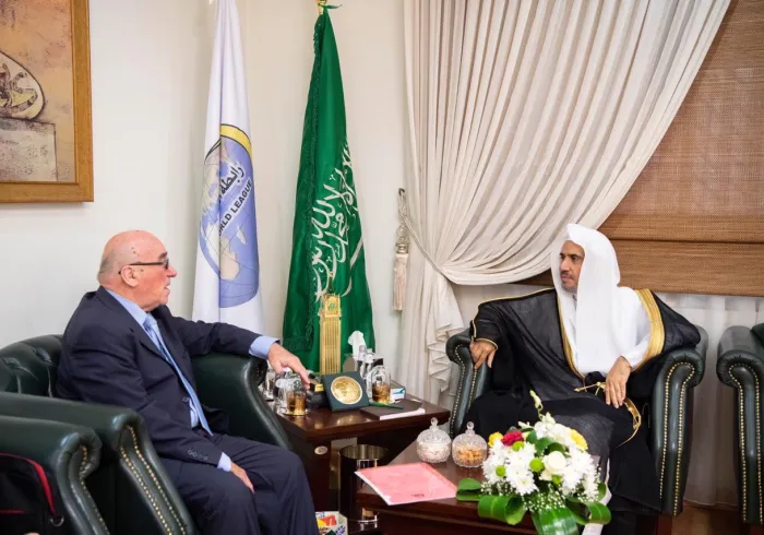 د.العيسى يستقبل منسق مجموعة ⁧‫الرؤية الاستراتيجية‬⁩ بين روسيا‬⁩ والعالم الإسلامي‬⁩