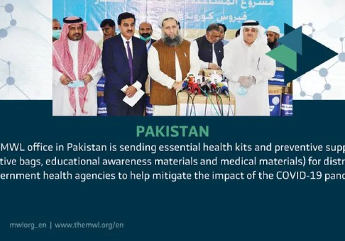 The MWL office sent essential health kits & preventive supplies to health agencies to help mitigate the impact of the coronavirus pandemic