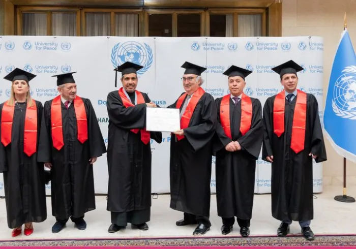 Mohammad Alissa receives award from UN body for his “outstanding efforts” in international diplomacy & combating hate