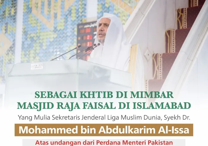 Dari mimbar masjid terbesar di Asia Selatan dan anak benua India: