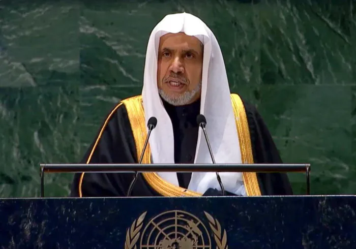 ‏تنتشرُ جهودُ ⁧‫رابطة العالم الإسلامي‬⁩ حولَ العالم؛ لإيضاح حقيقة الإسلام وترسيخ قِيَمه، التي جاءت بمكارم الأخلاق، وبالرحمة، والسّلام للعالَمين