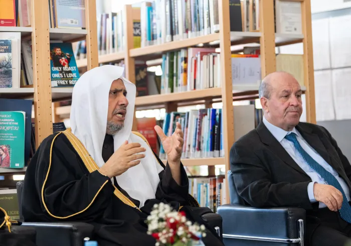 Yang Mulia Sekretaris Jenderal, Syekh Dr. Mohammed Alissa berbicara tentang pemikiran Islam: "Akarnya", "Kenyataannya", dan "Perlindungannya"