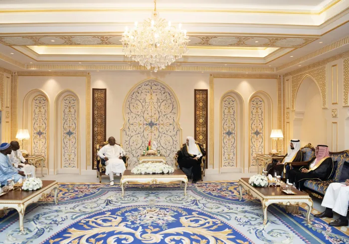 Nos alegró en la LigadelMundoIslamico la visita del Presidente de Guinea-Bissau, el Sr. Umaro Sissoco Embaló, quien fue recibido por el Secretario General y Presidente de la Comisión de Ulemas Musulmanes, el Sheij Mohammed Al-Issa.