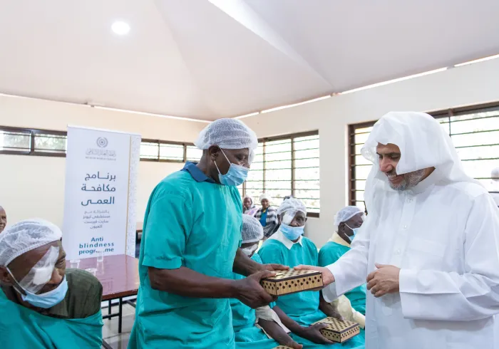 ‏خطوةٌ جديدةٌ مهمّةٌ في مشروع الرابطة لمكافحة العمى في أفريقيا، تنطلق من العاصمة "نيروبي" بحضور معالي الأمين العام، الشيخ د.⁧‫محمد العيسى