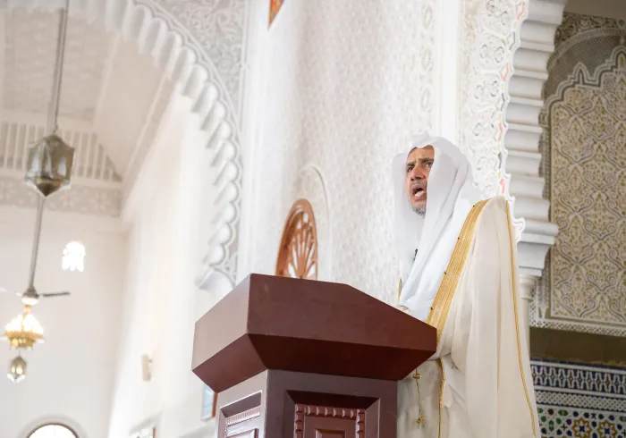 ‏بدعوةٍ من سماحة مفتى عام وعلماء تنزانيا .. معالي الشيخ د.⁧‫محمد العيسى‬⁩ يخطب اليوم الجمعة في مدينة "دار السلام" بتنزانيا؛ في إطار زيارته الرسمية؛ وذلك  لتفيذ عددٍ من الفعاليات والأنشطة