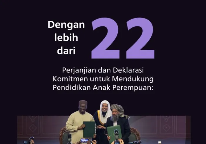 Sebagai komitmen untuk mereka di Hari Pendidikan Internasional; Karena mereka adalah pendidik generasi dan belahan jiwa kaum pria