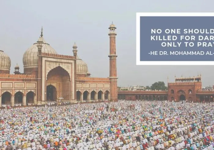 No one should be killed for daring only to pray