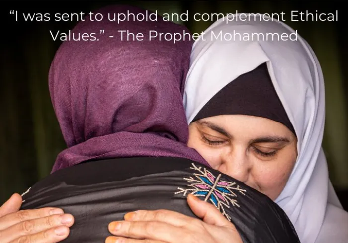 Morals represent a cornerstone of Islamic values