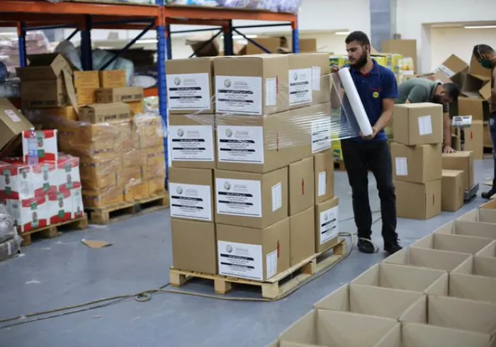 The MWL started distribution of food baskets this week