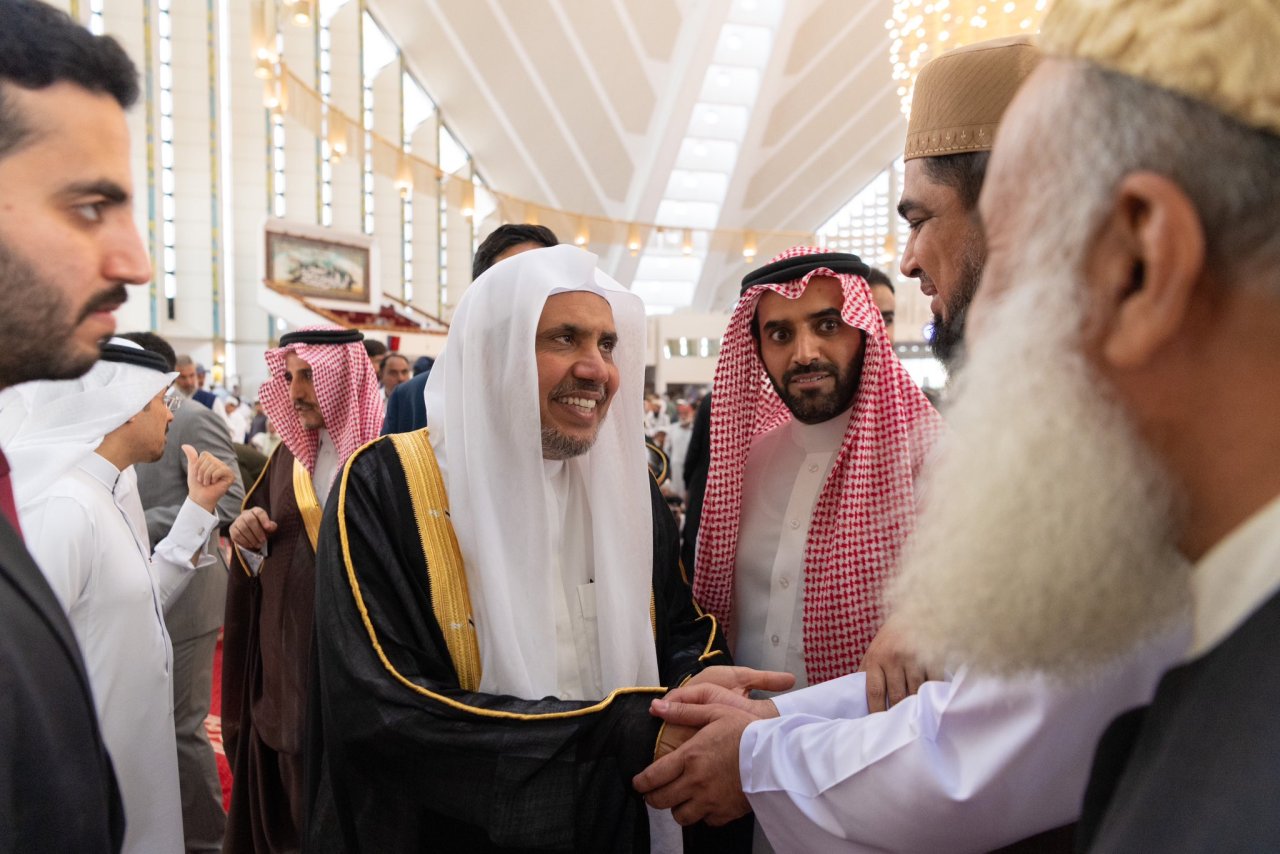 معالي الأمين العام رئيس هيئة علماء المسلمين الشيخ د. محمد العيسى خطيباً للجمعة هذا اليوم على منبره من إسلام أباد