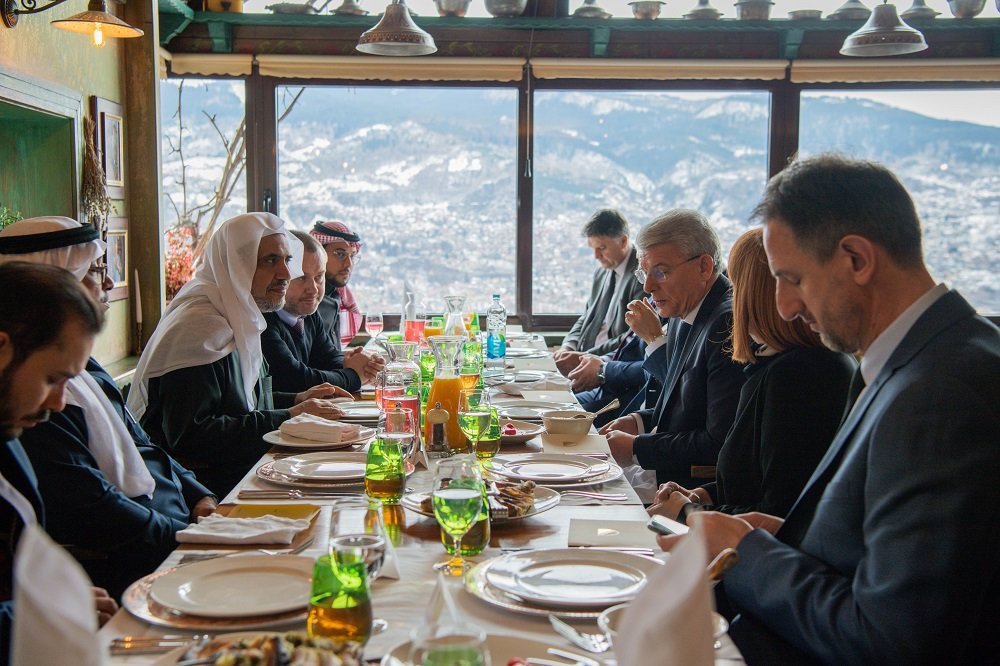 HE Dr. Mohammad Alissa was welcomed in Sarajevo by the president of Bosnia-Herzegovina