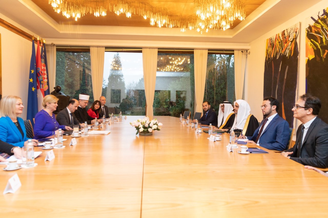 HE Dr. Mohammad Alissa met with Croatian President Ured_PRH Kolinda GKto