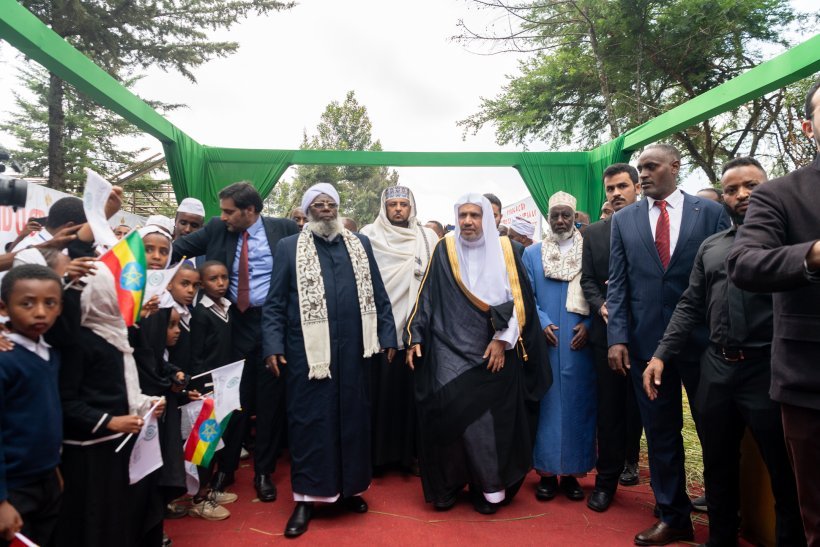 معالي الأمين العام، رئيس هيئة علماء المسلمين، فضيلة الشيخ د.⁧‫محمد العيسى‬⁩ يزور أكاديمية الأولية بأديس أبابا