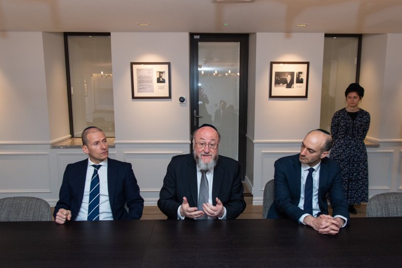 Sekjen LMD, Syekh Dr.Mhmd Alissa bertemu dengan Kepala Rabi Inggris, Tn. Ephraim Mirvis