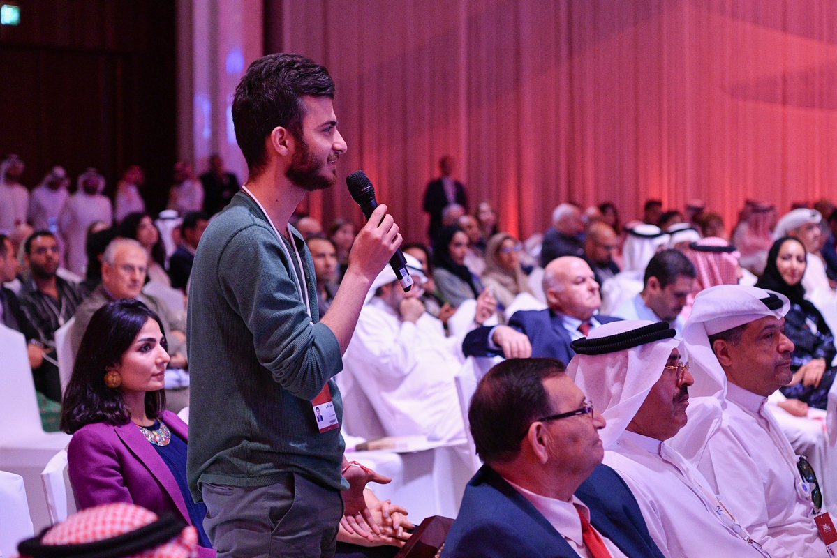 At closing session of Arabic Thought Org. Conf. held in Dubai &amp;chaired by HRH Prince Khalid Alfaisal,