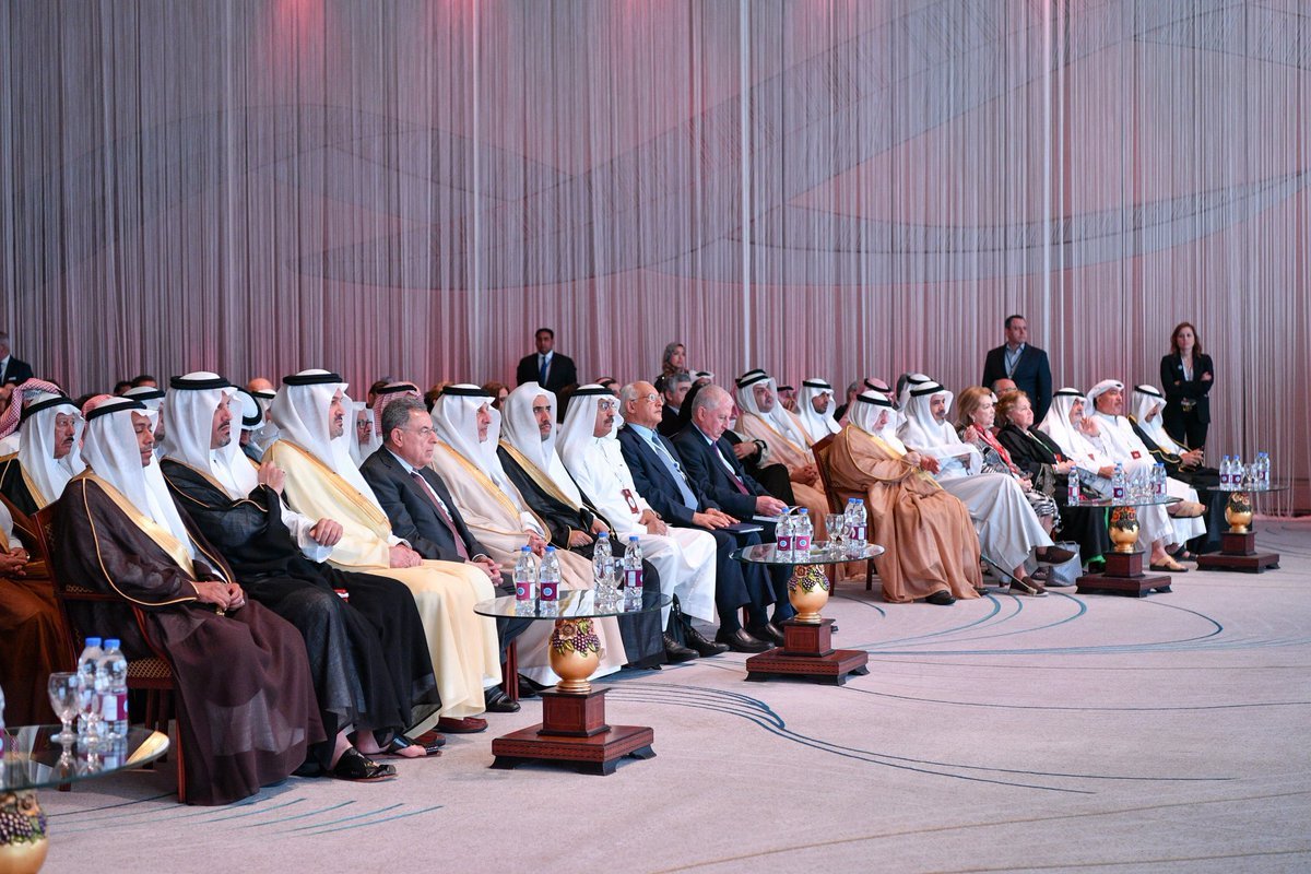 At closing session of Arabic Thought Org. Conf. held in Dubai &amp;chaired by HRH Prince Khalid Alfaisal,