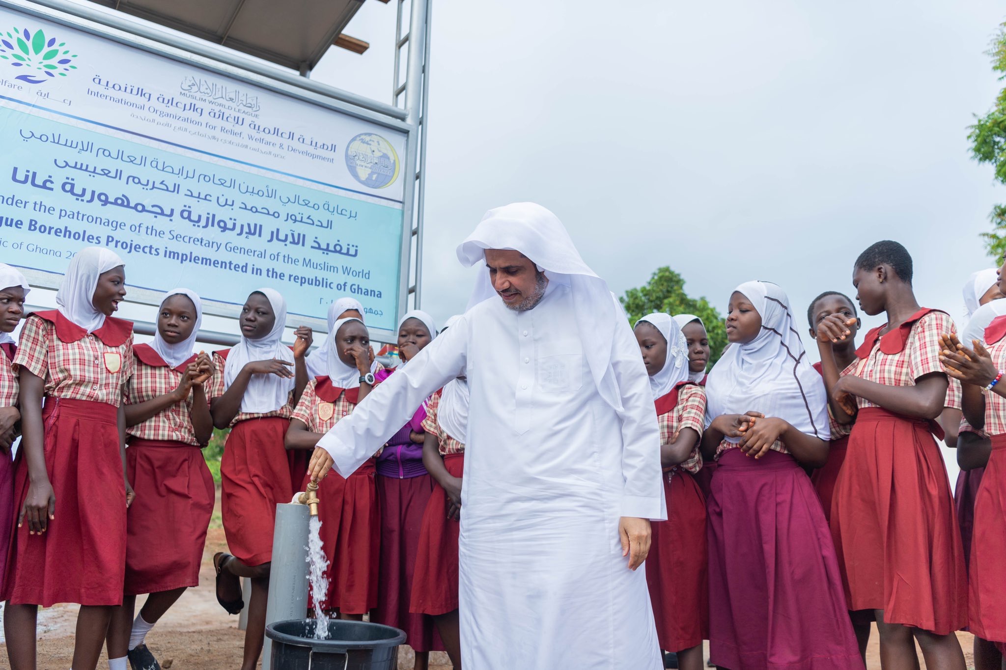 Cheikh Mohammad Alissa inaugure un projet de distribution d’eau pour les familles démunies dans certaines provinces du Ghana La Ligue Afrique