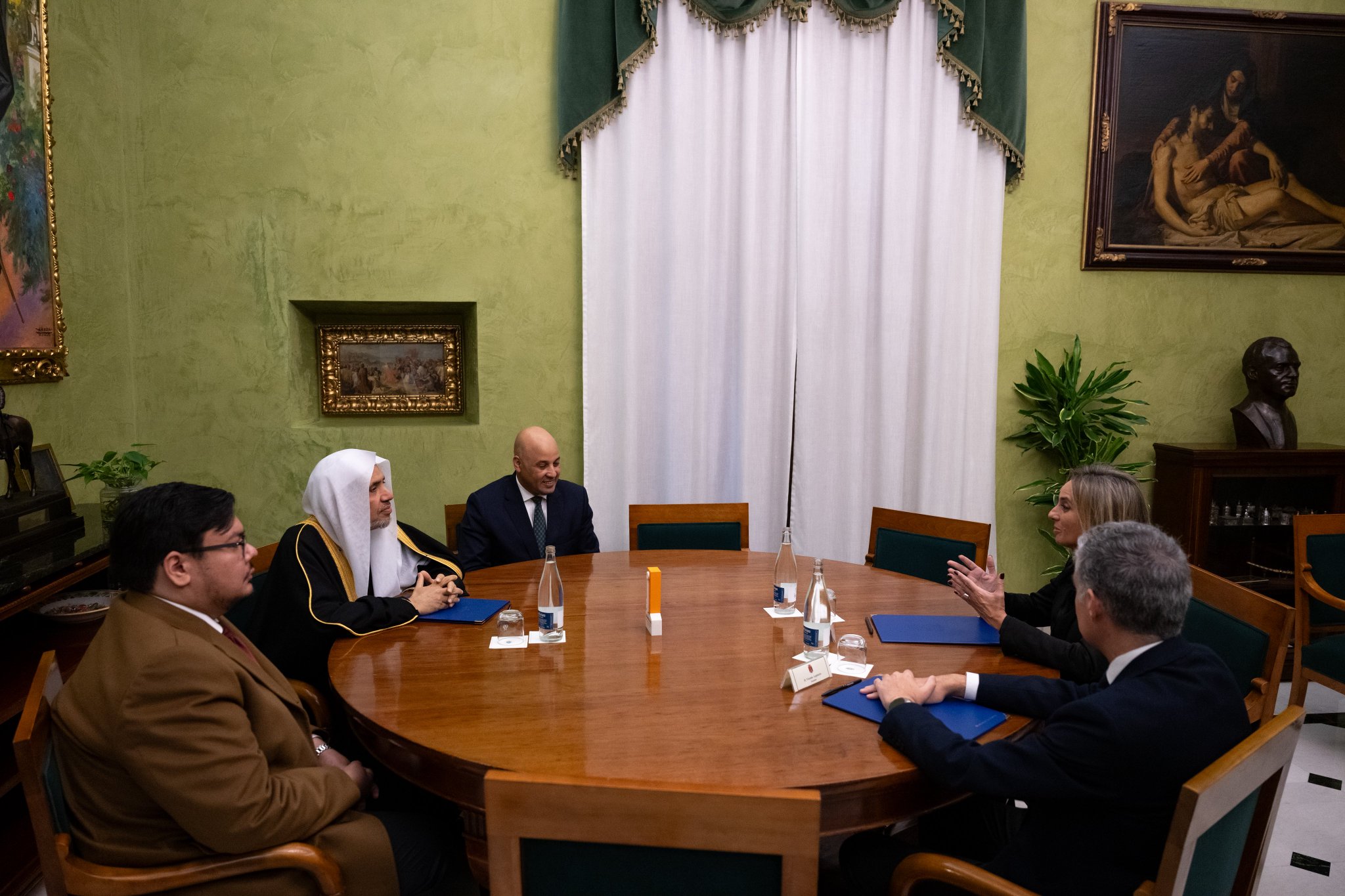 cheikh Mohammed Alissa a rencontré, Mme María Francisca Carazo Villalonga